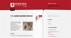 Desktop Screenshot of blog.beisner-druck.de