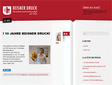 Tablet Screenshot of blog.beisner-druck.de